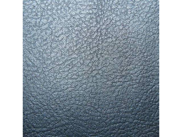 COVER SET, Head Rest, Buckets, Dark Blue (actual color, GM called Teal, Teal Blue or Dark Teal), PUI, madrid grain vinyl