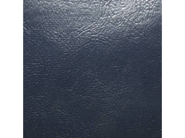 COVER SET, Head Rest, Buckets, Dark Blue (actual color, GM called Blue), PUI, madrid grain vinyl