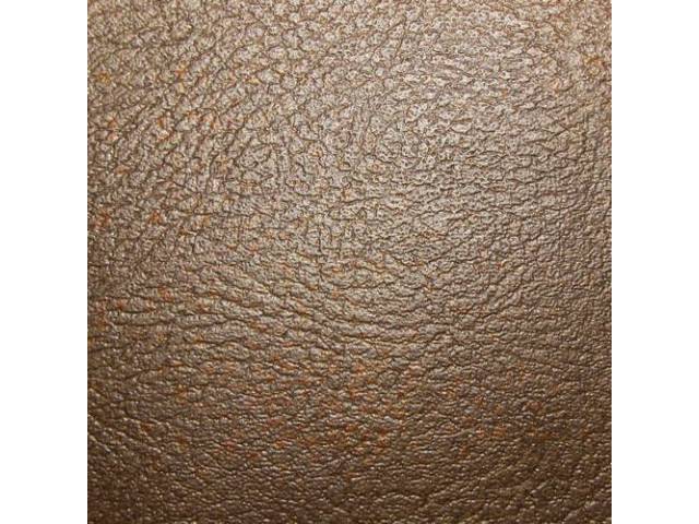 COVER SET, Head Rest, Buckets, Sienna Brown (actual color, GM called Sienna), PUI, madrid grain vinyl