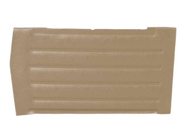 PANEL SET, Inside Quarter, Std, Dark Saddle (actual color, GM called Saddle or Light Saddle), PUI, *Silver Edition*, seville grain vinyl