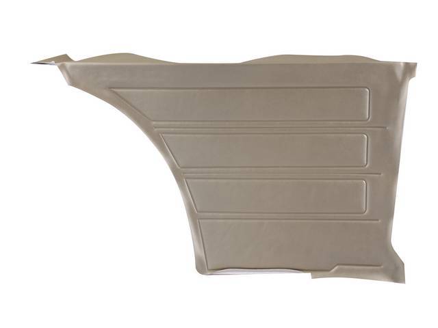 PANEL SET, Inside Quarter, Std, Ivy Gold (actual color, GM called Gold or Medium Gold), PUI, *Silver Edition*, madrid grain vinyl