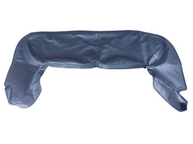 TOP BOOT, Dark Blue (actual color, GM called Blue), PUI, madrid grain vinyl w/ tuck strip, does not incl clips