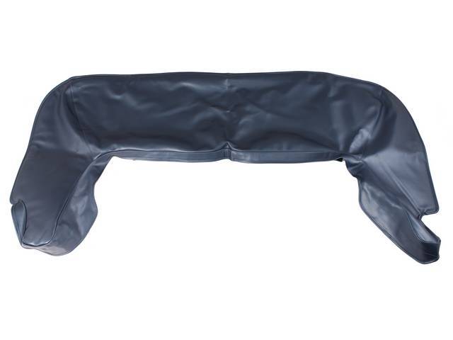 TOP BOOT, Dark Blue (actual color, GM called Blue or Dark Blue), PUI, seville grain vinyl, does not incl clips