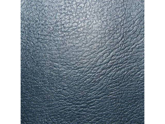 UPHOLSTERY SET, Rear Seat, Dark Metallic Blue (actual color, GM called Blue or Dark Blue), PUI, madrid grain vinyl w/ comfortweave inserts