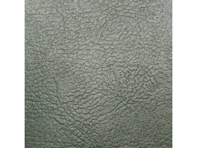 UPHOLSTERY SET, Rear Seat, Jade Green (actual color, GM called Jade), PUI, madrid grain vinyl w/ comfortweave inserts