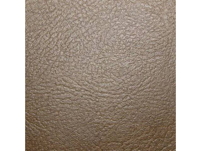 UPHOLSTERY SET, Rear Seat, Dark Saddle (actual color, GM called Saddle), PUI, madrid grain vinyl w/ comfortweave inserts
