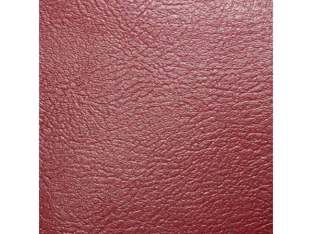 UPHOLSTERY SET, Rear Seat, Metallic Red, PUI, madrid grain vinyl w/ embossed *Arrowhead*