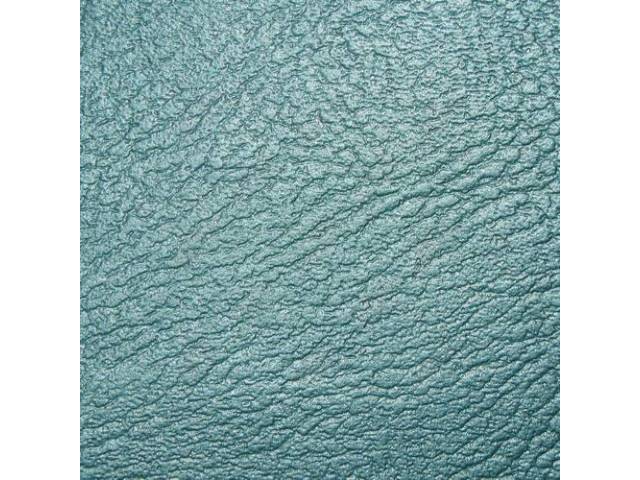 UPHOLSTERY SET, Rear Seat, Light Aqua (actual color, GM called Medium Turquoise), PUI, madrid grain vinyl