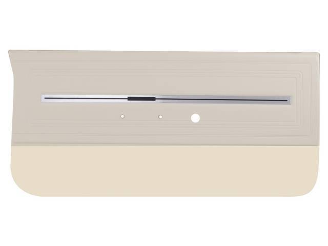 PANEL SET, Premium, Inside Door, Fawn - Parchment (Std listed as Two-Tone Fawn), madrid grain vinyl