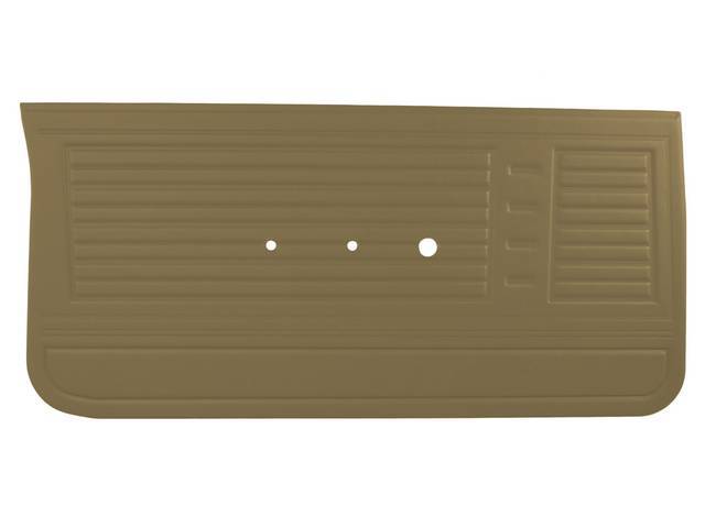 PANEL SET, Premium, Inside Door, Gold, Die-electrically heat sealed madrid grain vinyl