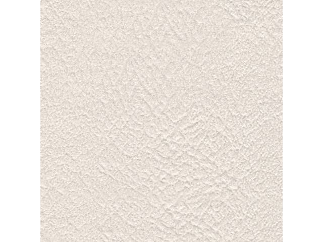 COVER SET, Head Rest, Premium, Bench, Pearl White (Std listed as Pearl), Madrid grain vinyl
