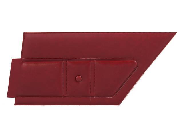 PANEL SET, Inside Quarter, Std, Firethorn, PUI, *Silver Edition*, sierra grain vinyl w/ elk grain inserts