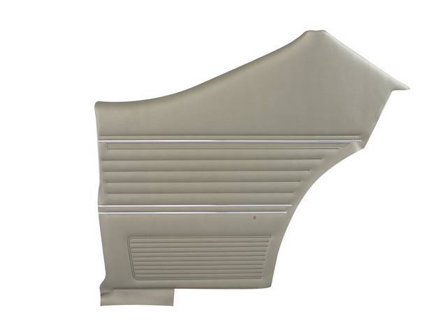 PANEL SET, Premium, Inside Quarter, Pre-Assembled, Light Metallic Green (Std listed as Medium Green), madrid grain vinyl