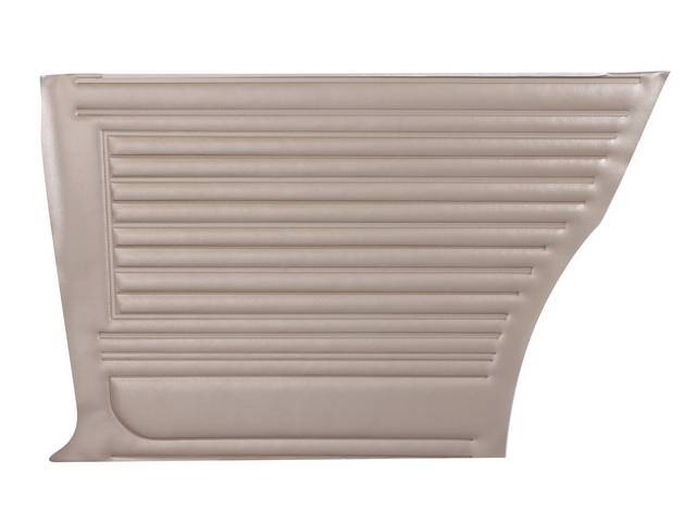 PANEL SET, Premium, Inside Quarter, Gold, Die-electrically heat sealed madrid grain vinyl