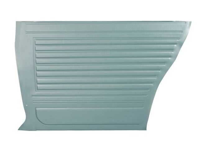 PANEL SET, Premium, Inside Quarter, Metallic Turquoise (Std listed as Aqua), Die-electrically heat sealed madrid grain vinyl