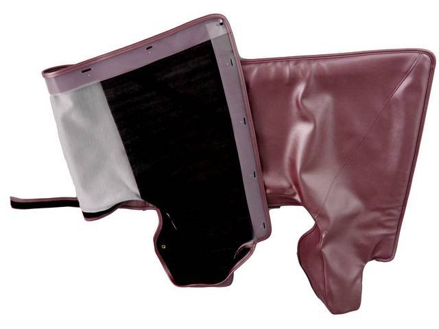 TOP BOOT, Premium, Red, Legendary, madrid grain vinyl, incl clips