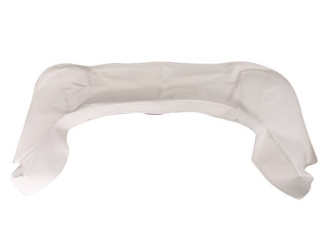 Top Boot, Premium, White, Legendary, Madrid grain vinyl w/ tuck strip, reproduction