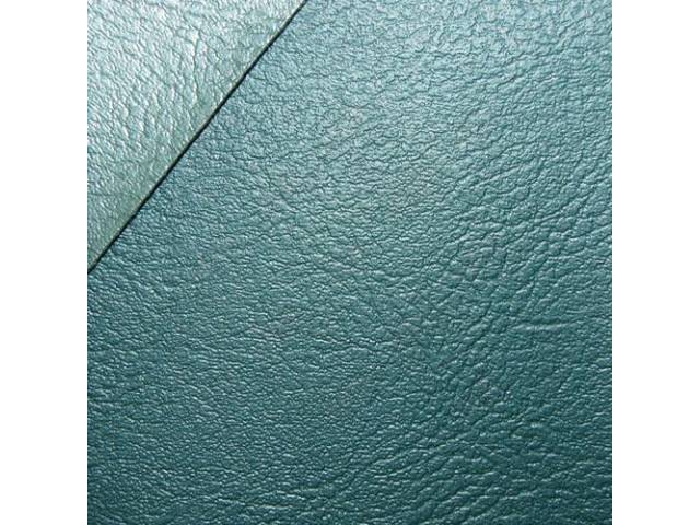 Upholstery Set, Premium, Front Buckets, Dark Aqua - Light Aqua (Std listed as Two-Tone Aqua), madrid grain vinyl
