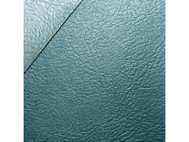 Upholstery Set, Premium, Rear Seat, Dark Metallic Turquoise - Light Metallic Turquoise, madrid grain vinyl