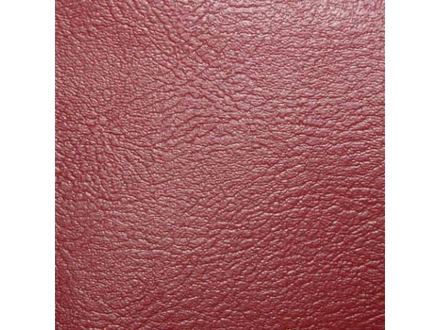 Upholstery Set, Premium, Rear Seat, Red, madrid grain vinyl