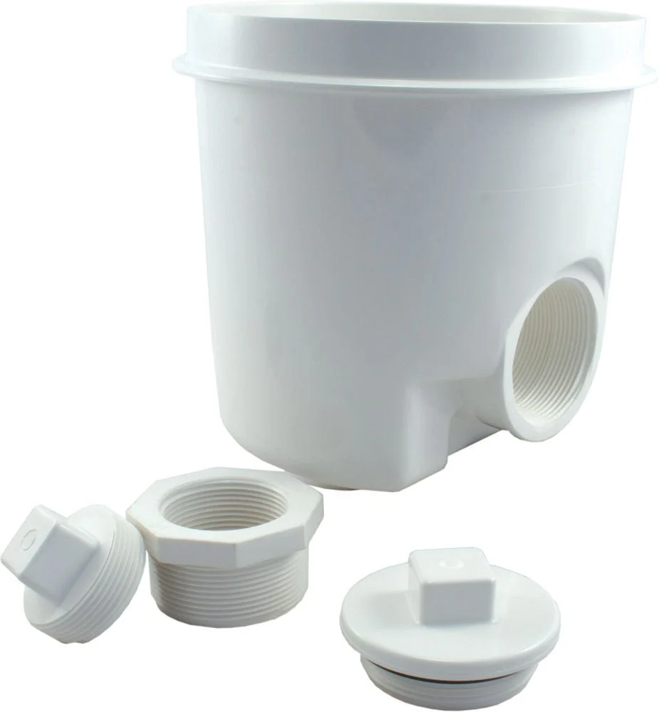 CMP 25520-000-0002″ x 1.5″ FIP White Main Drain Sump Bottom Port