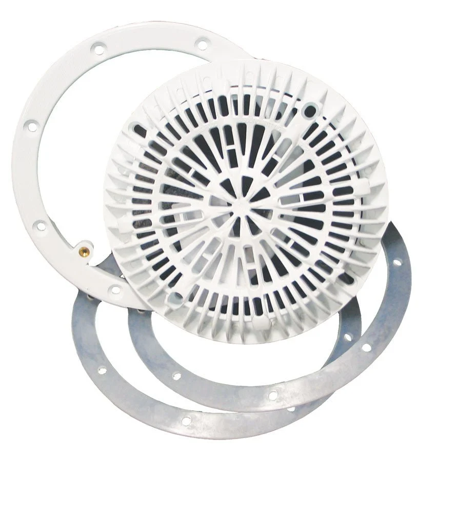 CMP 8″ White Lid and Ring Kit for Galaxy Drains