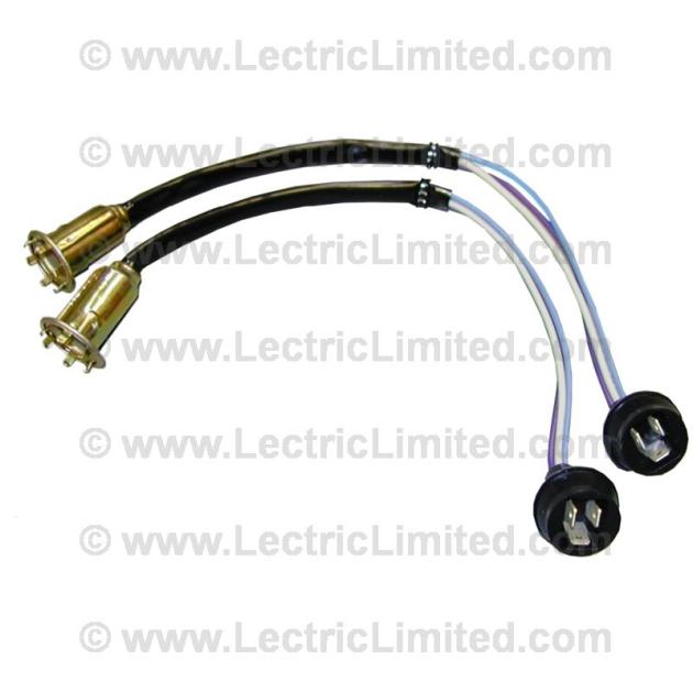Lectric Limited 1968-1969 Chevrolet Corvette Front Parking/Turn Signal Light Extension Repair Set VPL6869