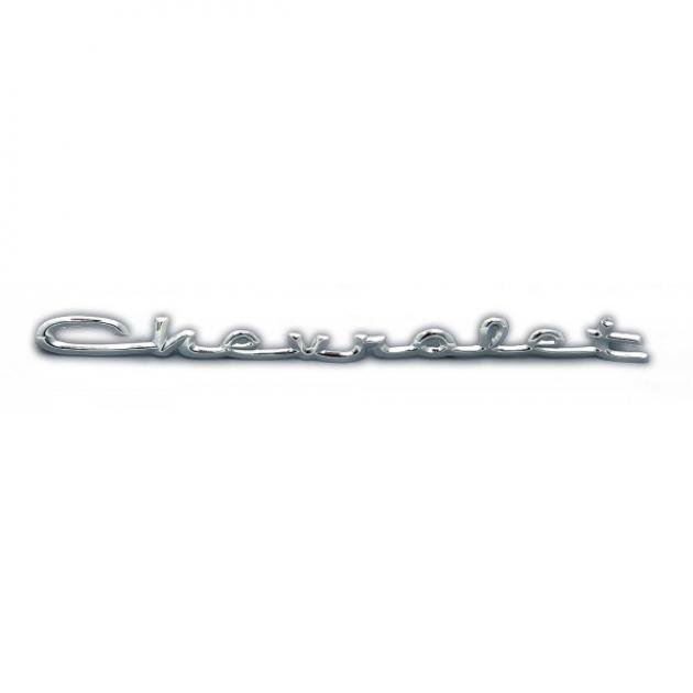 Full Size Chevy Hood Script, 1959