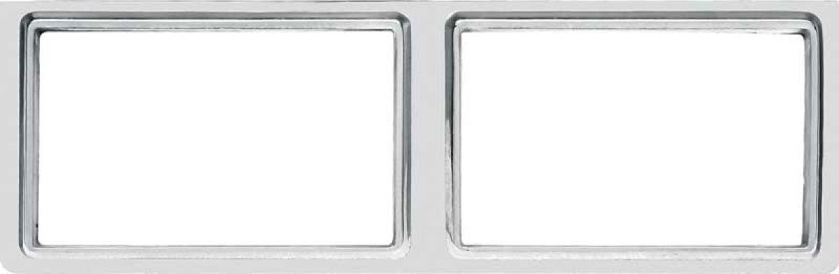 1975-79 Chevy Nova, Tail Light Bezel, Die-Cast Chrome, LH Driver Side