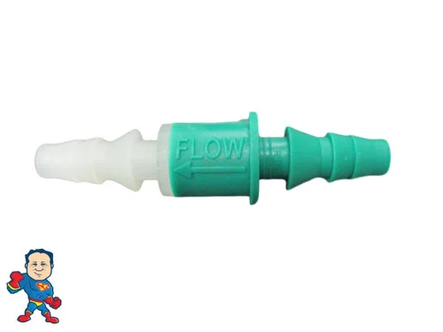 Del Ozone Check Valve 1/4″ or 3/8″ Barb 1/2 psi – Ozonator Protection Component (NLA)