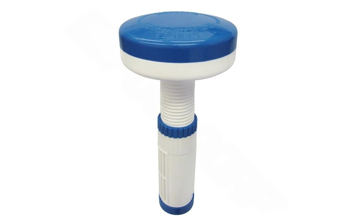 Deluxe Series Blue/White Float Dispenser for 1″ Tablet