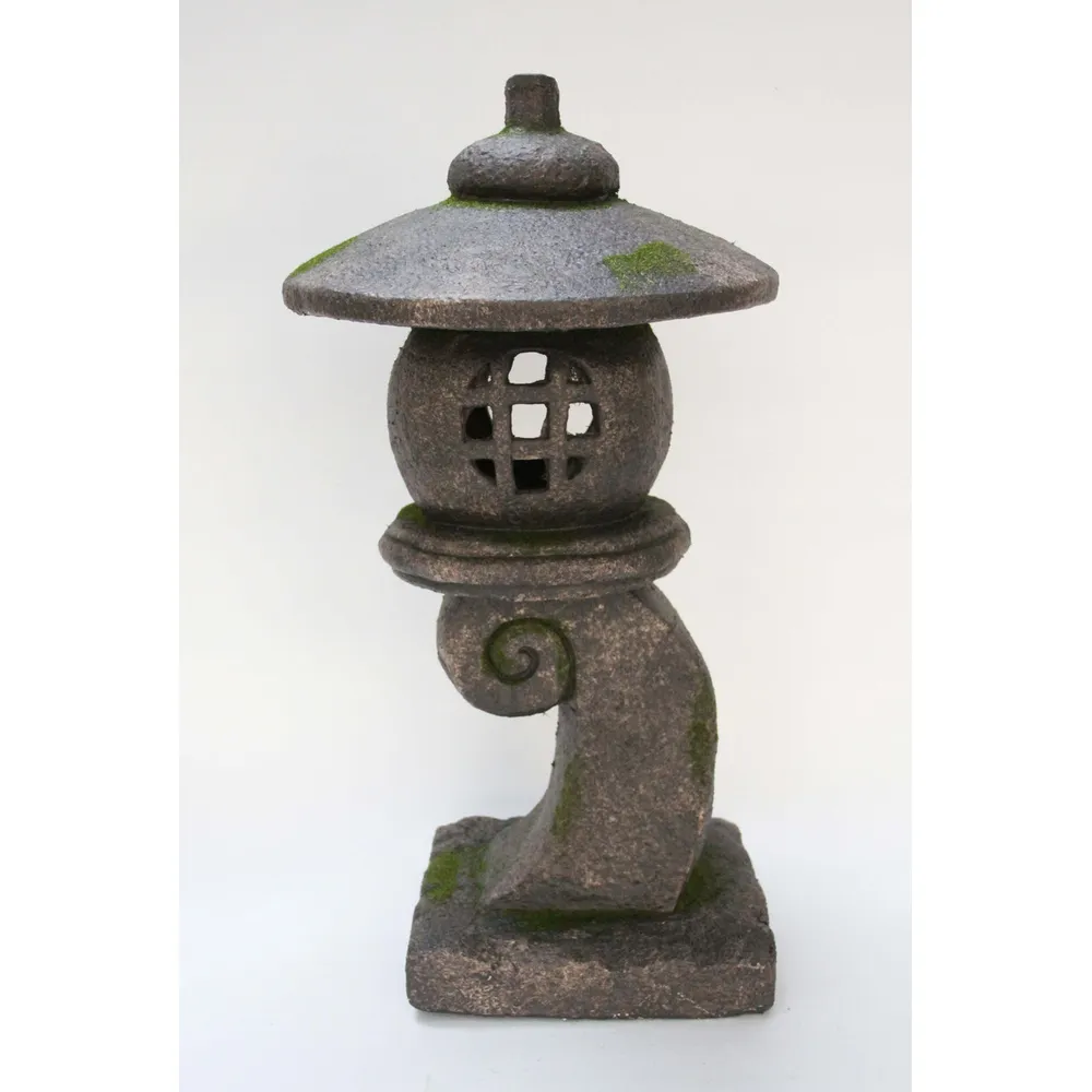 23.5″ Stone Multi Purpose Pagoda Lantern with Magnetic Door
