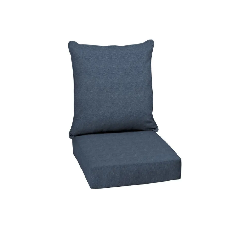 23.5″ Denim Blue Sunbrella Deep Seating Pillow and Chair Cushion