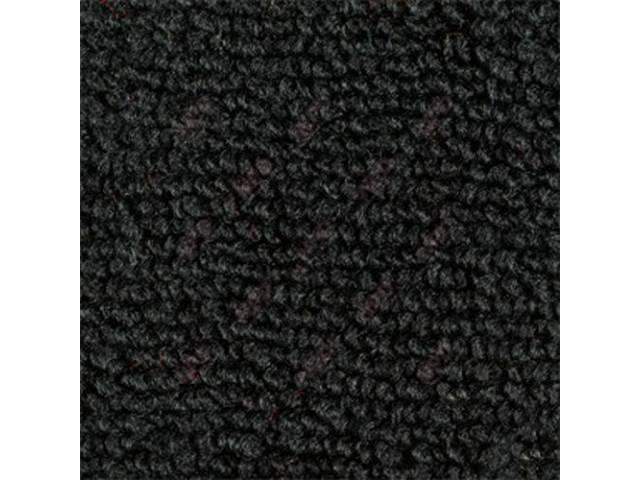 Door Panel Carpets, Raylon Weave, Black