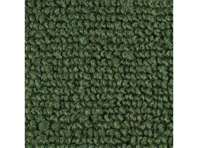 Door Panel Carpets, Raylon Weave, Medium Green