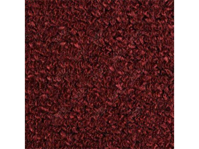Door Panel Carpets, Raylon Weave, Dark Red