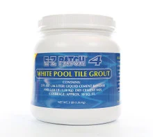 E-Z Products – POOL TILE GROUT #4 WHITE 3 Lbs – EZP-137