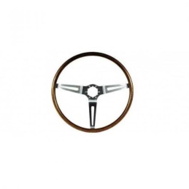 Nova Steering Wheel, Deluxe Wood, Walnut, 1967-1968