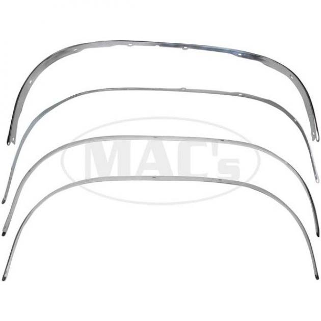 Wheel Well Lip Molding Set, Fairlane, Torino, Non-GT Models, 1970-1971