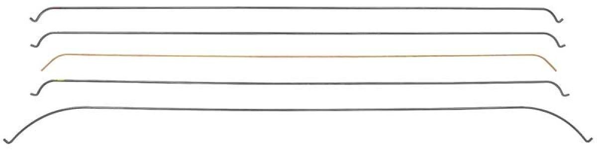 1962-64 Chevy II, Nova, Headliner Bow Set, 2 Door Sedan, Color Coded