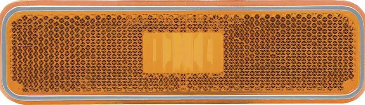 1972-76 Dodge, Plymouth A, B, E-Body, 1982-93 Dodge, Plymouth Truck, SUV, Front Side Marker Lamp Lens, Amber, RH or LH, Each