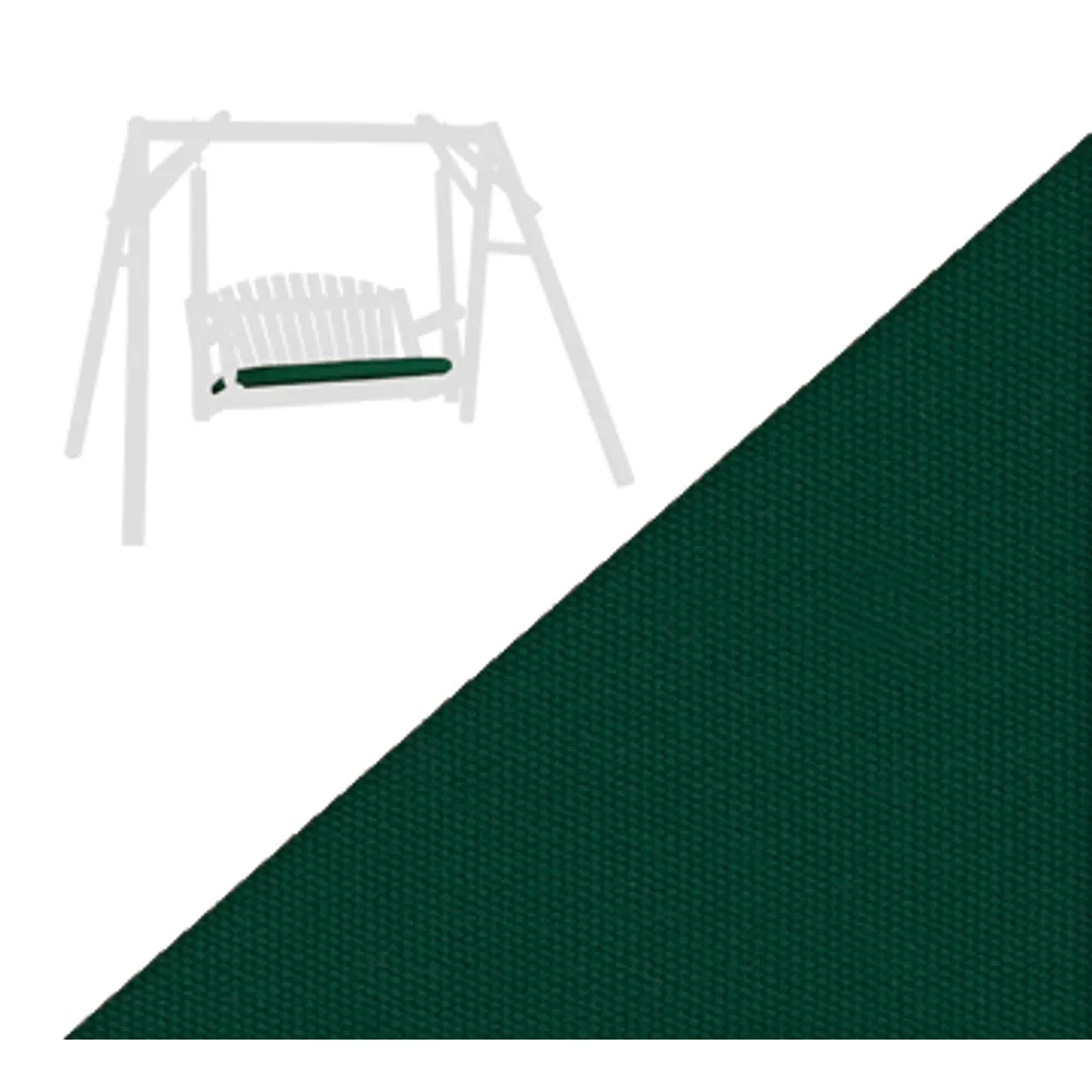 51″ Outdoor Patio Log-Style Swing Seat Cushion – Hunter Green