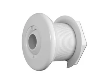 Extended Thru Wall Fitting with Nut 2 1/2″ White 10-3300WHT