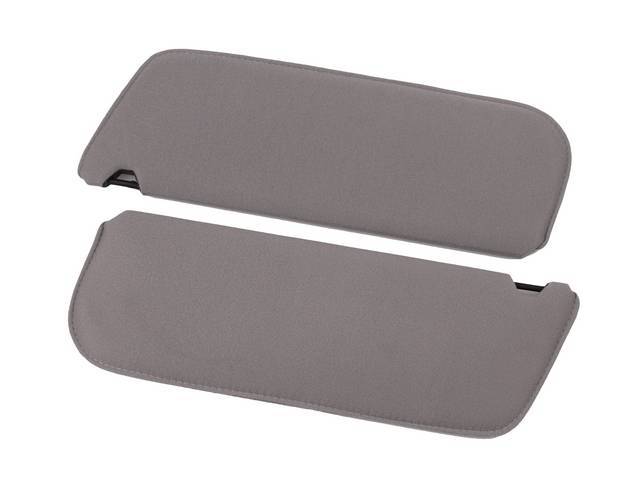 Sun Visors, Cloth, Opal (Gray)