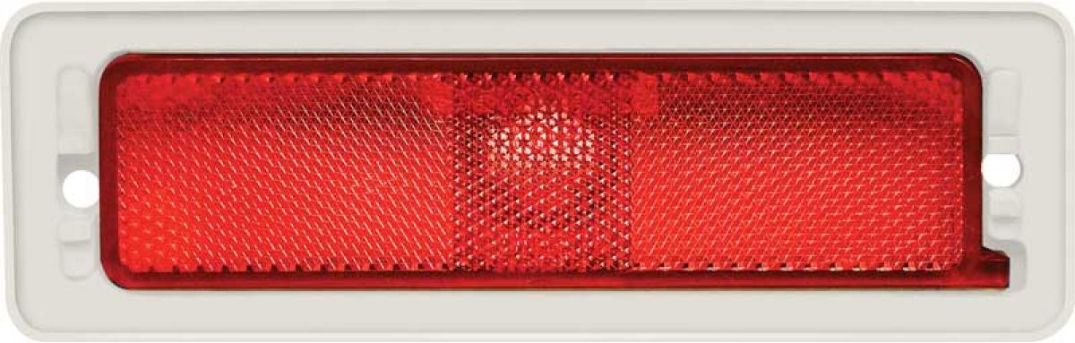 1975-79 Nova, Ventura, Apollo, Omega, Skylark, Rear Side Marker Lamp, Red Lens, Each