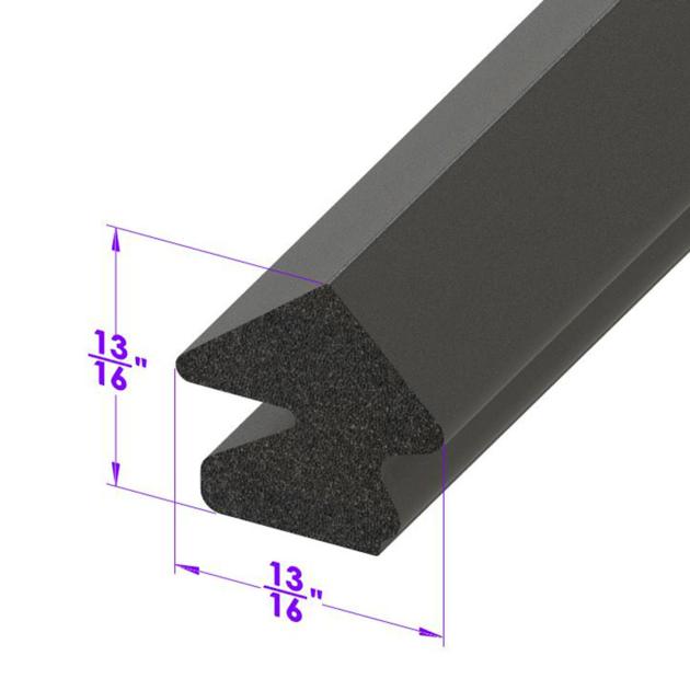 Metro Moulded Parts Trunk Seal. Sponge Rubber. Sold by the Foot. LP 64