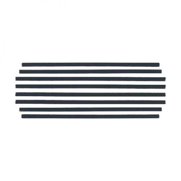 Belt Weatherstrip Kit - Doors & Quarter Windows - Replacement Type - 8 Pieces - Ford Convertible