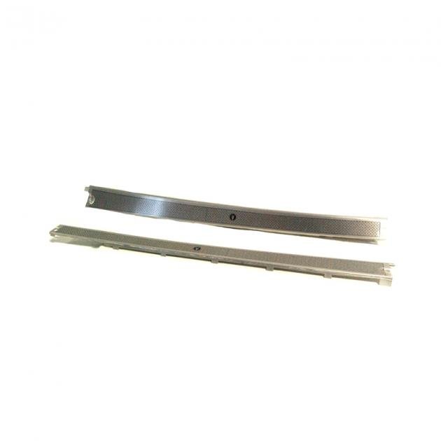 Dennis Carpenter Door Scuff Plates - Roadster, Cabriolet - Pair - 1937 Ford Car 78-7113250-PR