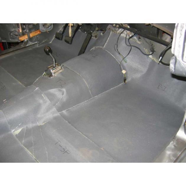Floor Insulation Kit, KoolMat, 8 Pieces, Thunderbird, 1955-1957