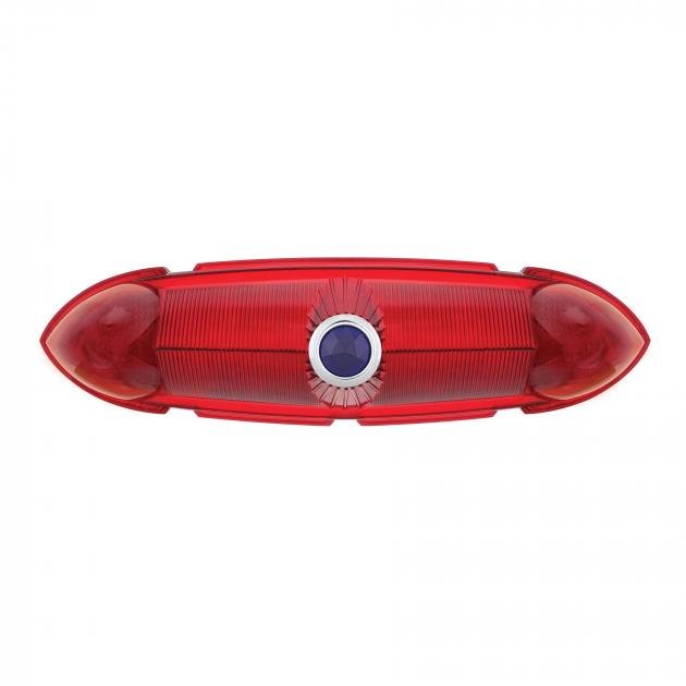 United Pacific Tail Light Lens w/Blue Dot For 1951 Ford Passenger Car F5101BD